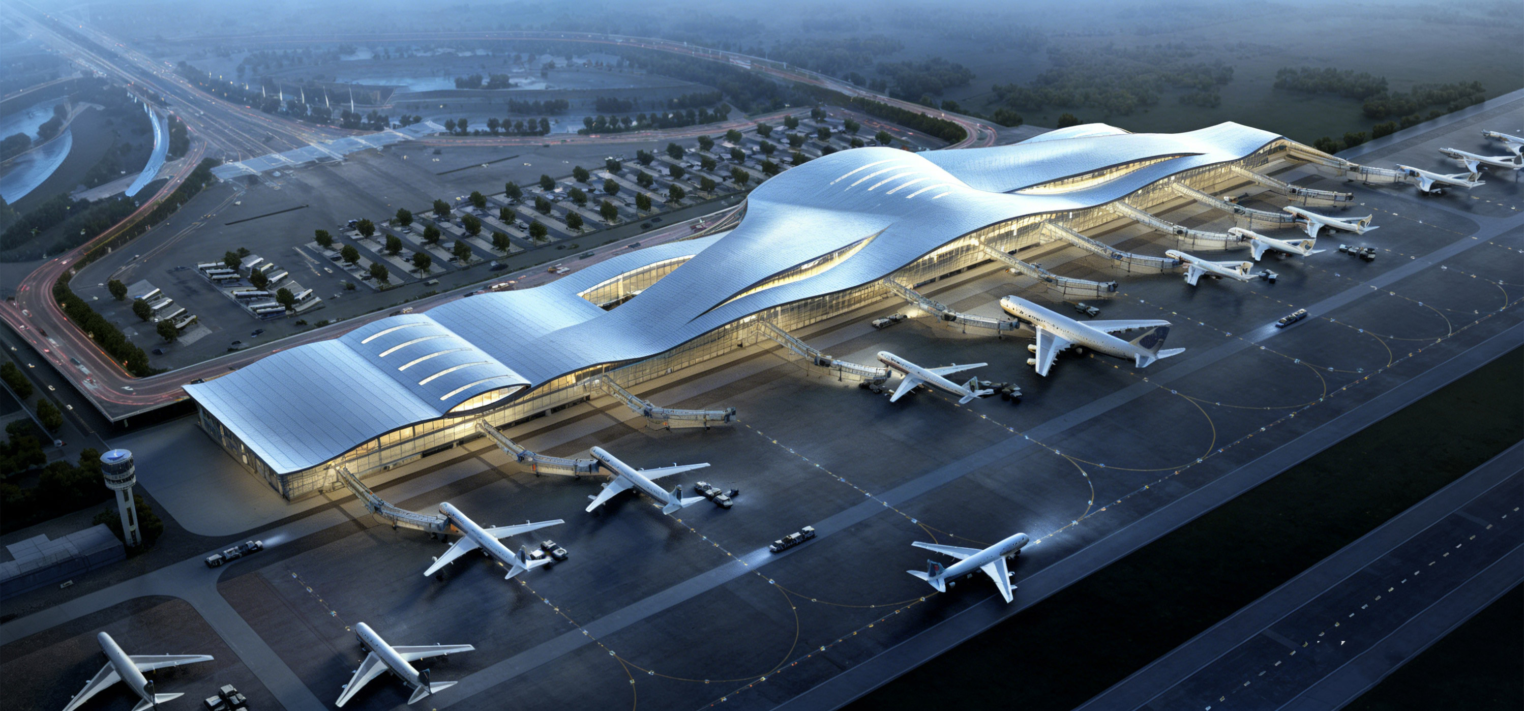 机场二期扩建工程